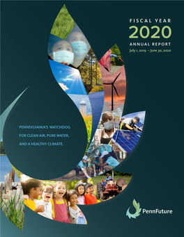 FISCAL YEAR 2020 ANNUAL REPORT July 1, 2019 – June 30, 2020