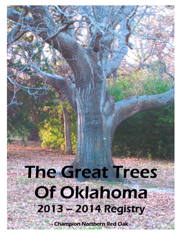 The Great Trees the Great Trees of Oklahoma of Oklahoma