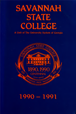 Savannah State College Bulletin