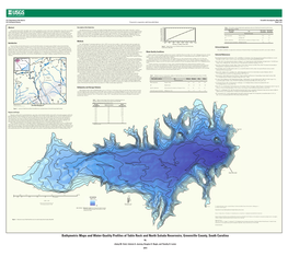 Bathymetric Maps and Water-Quality Profiles of Table Rock and North Saluda Reservoirs, Greenville County, South Carolina: U.S