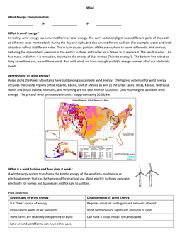 Wind Wind Energy Transformation