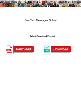 See Text Messages Online