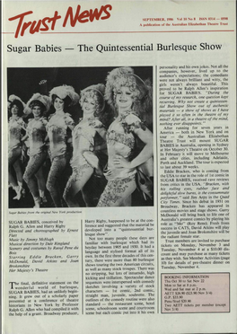 Sugar Babies - the Quintessential Burlesque Show