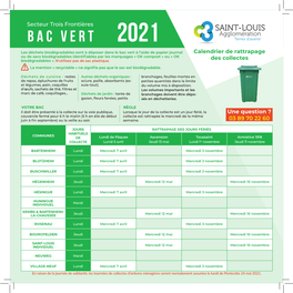 Calendrier De Rattrapage 2021