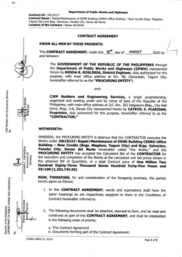 The Department of Public Works and Highways (DPWH) Represented Building