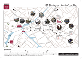 IET Birmingham: Austin Court Map