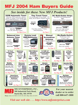 MFJ 2004 Ham Buyers Guide