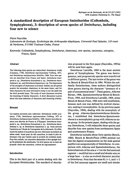 Collembola, Symphypleona, Sminthurus, Chaetotaxy, New Species, Taxonomy, Ontogeny