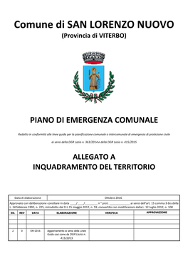 Allegato a Inquadramento Del Territorio