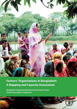 Farmers' Organizations in Bangladesh: a Mapping and Capacity