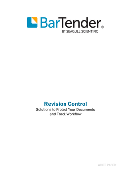 Revision Control Solutions to Protect Your Documents and Track Workflow