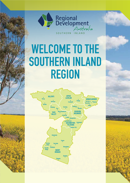 Welcome to the Southern Inland Region