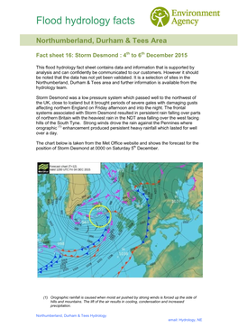 Flood Hydrology Facts