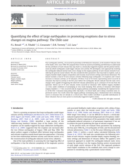 Quantifying the Effect of Large Earthquakes in Promoting Eruptions Due to Stress Changes on Magma Pathway: the Chile Case