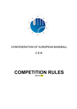 Competition Rules 2019
