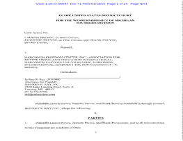 Case 1:15-Cv-00037 Doc #1 Filed 01/14/15 Page 1 of 14 Page ID#1