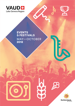 Events & Festivals May—October 2018