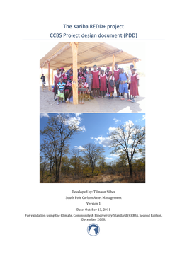 The Kariba REDD+ Project CCBS Project Design Document (PDD)