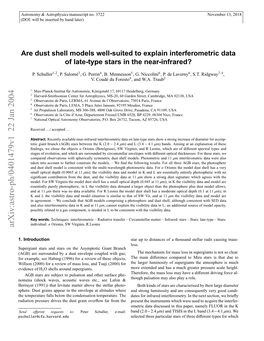 Are Dust Shell Models Well-Suited to Explain Interferometric Data of Late