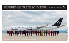 Reference Guide 2017/2018 Star Alliance Tm