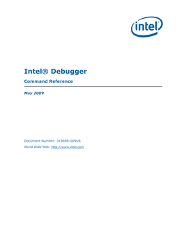 Intel® Debugger Command Reference