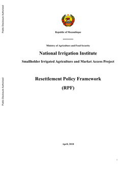 Smallholder Irrigated Agriculture and Market Access Project