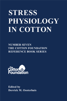 Stress Physiology in Cotton