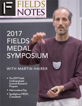 2017 Fields Medal Symposium