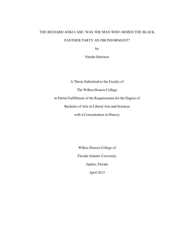 The Richard Aoki Case: Was the Man Who Armed the Black Panther Party an FBI Informant?