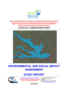 EIA 1274 Kariminu Dam II ESIA Study Report