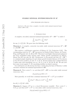 Stable Minimal Hypersurfaces in Four-Dimensions