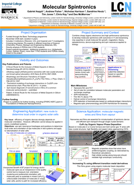 Molecular Spintronics