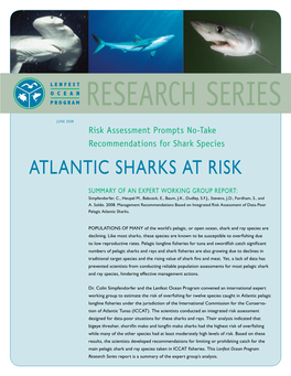 Atlantic Sharks at Risk