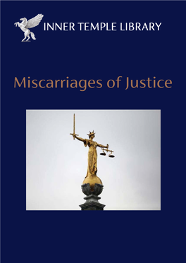 Miscarriages of Justice 20 Years Ago, on 3 December 1997, the Convic�On of Andrew Evans for Murder Was Overturned by the Court of Appeal