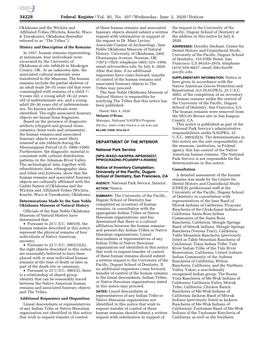 Federal Register/Vol. 85, No. 107/Wednesday, June 3, 2020