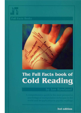 Ian Rowlands-Full Facts Book of Cold Reading.Pdf