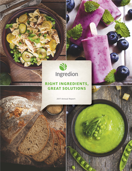 Right Ingredients, Great Solutions