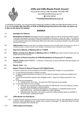 Cliffe and Cliffe Woods Parish Council