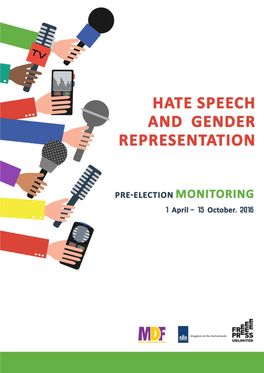 Hate Speech and Gender Representation, 2016