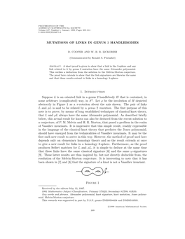 Mutations of Links in Genus 2 Handlebodies