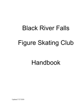 Black River Falls Figure Skating Club Handbook