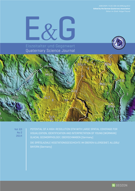 E&G Quaternary Science Journal Vol. 63 No 2