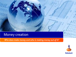 Money Creation