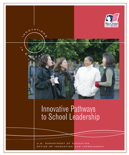 Innovative Pathways to School Leadership (PDF)