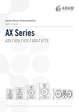 A77X AX Series