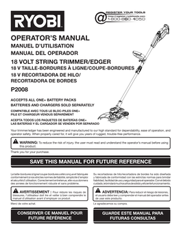 Operator's Manual