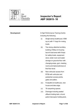 Report Template Normal Planning Appeal