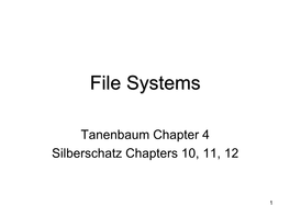 File Systems