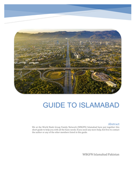 Guide to Islamabad