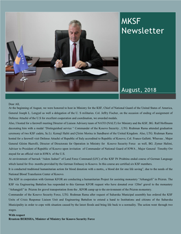 MKSF Newsletter